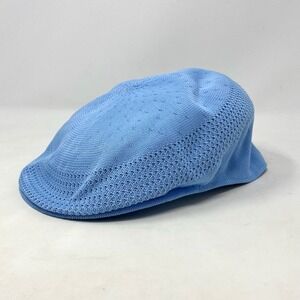 Kangol Tropic Ventair 504 Hat Mens Large Blue 0290BC Driver Flat Cap Golf